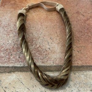 Braid headband adjustable